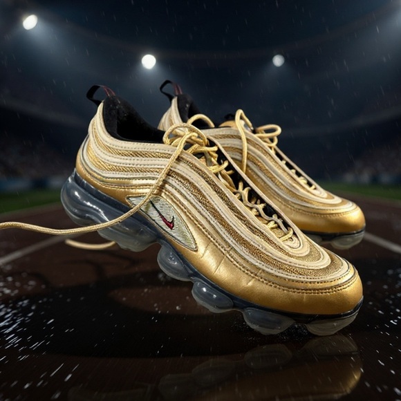 Nike Other - Air Vapormax 97 Metallic Gold